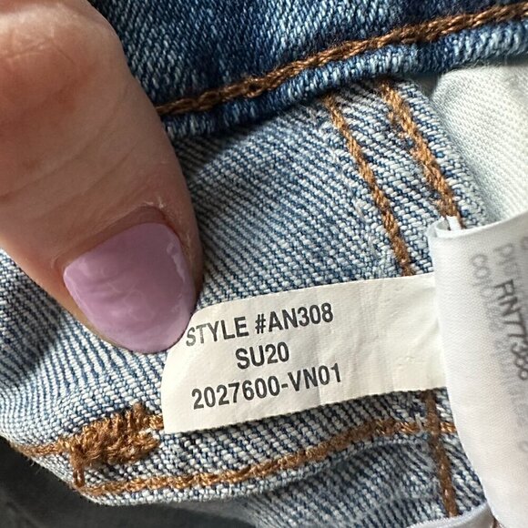 Madewell 10" High-Rise Skinny Jeans in Annapolis Light Wash Size 31 - Picture 12 of 15